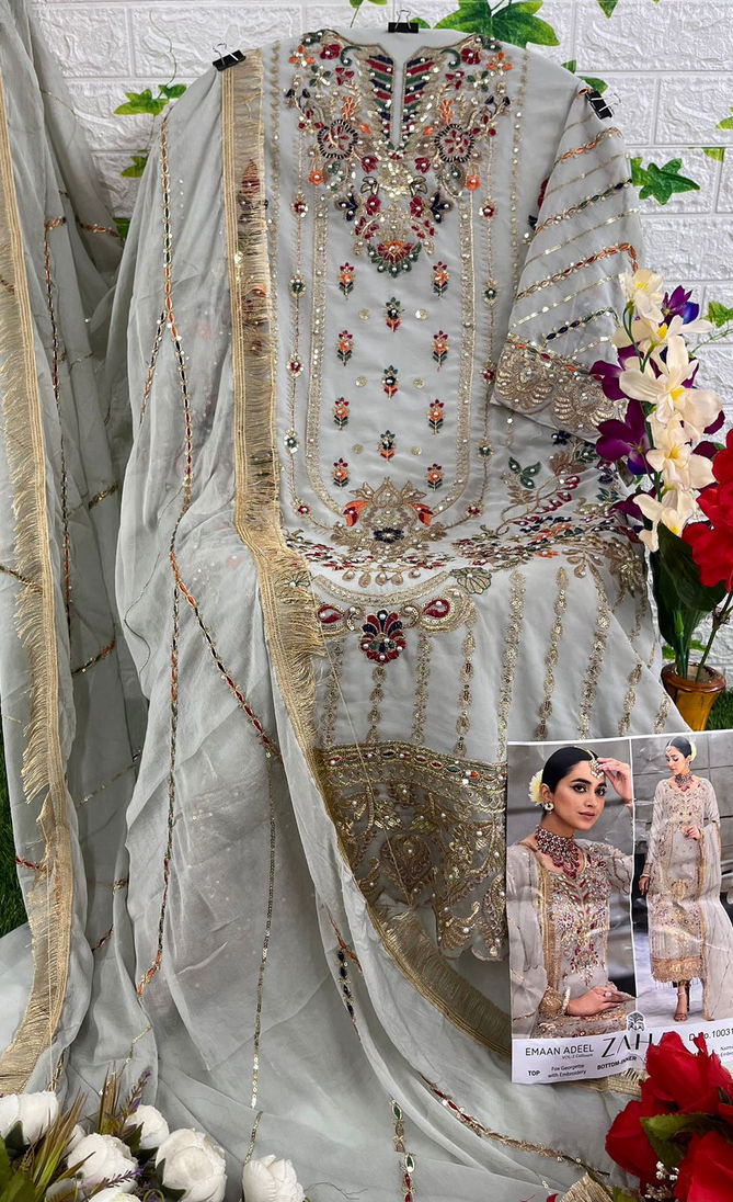 D NO-10031 By Zaha Pakistani Salwar Suits Catalog